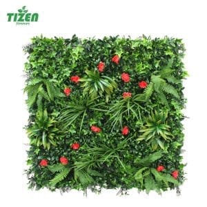 Tizen Factory Direct Sale artificial vertical garden  Outdoor Vertical System Artificial Green Grass Backdrop
