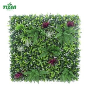 Tizen Wholesale artificial grass wall bedroom outdoor home decor garden landscaping jungle greenry panel green artificial plant grass wall