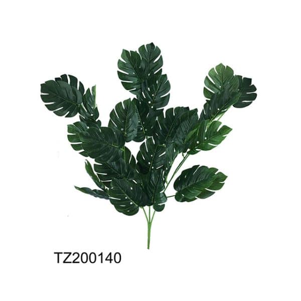 OEM/ODM Home Wedding Wall Indoor Outdoor Decoration Real Touch Artificial Palm Leaf Plant Greenery Picks - Image 5