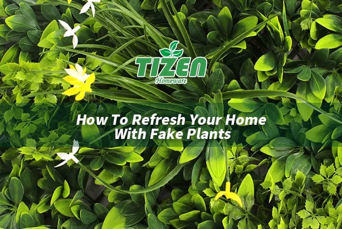Kako osvježiti svoj dom zidom od lažnih biljaka