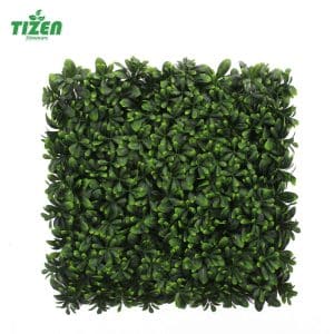 Tizen wholesale garden ornament vertical panel hanging decor Fire Proof Materials artificial grass plants wall