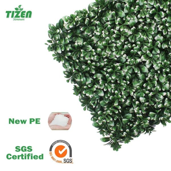 Tizen Wholesale Foliage Board Inside Homes Green Fire Proof Materials Artificial Grass Wall - Image 2