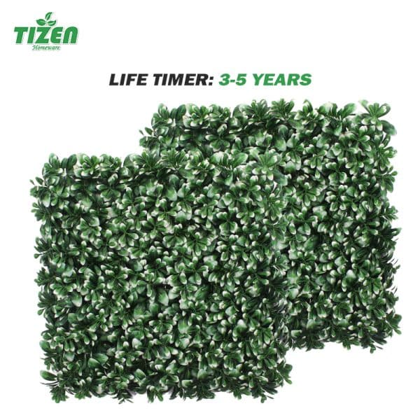 Tizen Wholesale Foliage Board Inside Homes Green Fire Proof Materials Artificial Grass Wall - Image 3