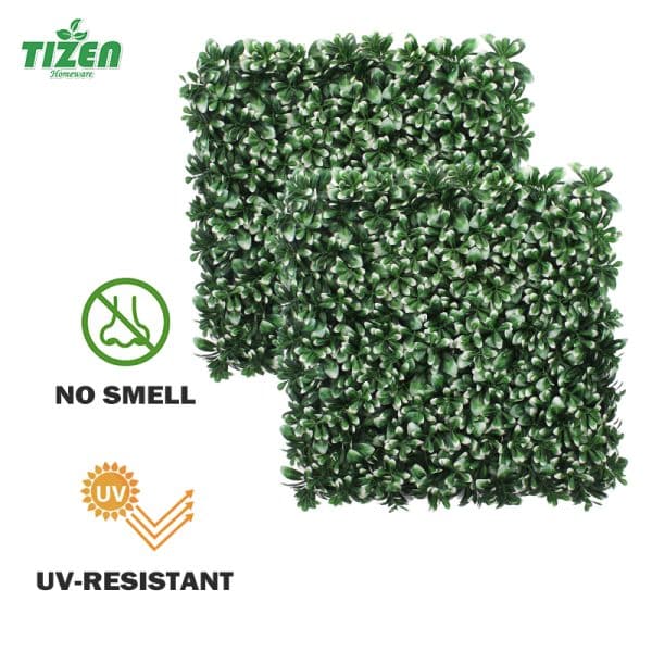 Tizen Wholesale Foliage Board Inside Homes Green Fire Proof Materials Artificial Grass Wall - Image 4