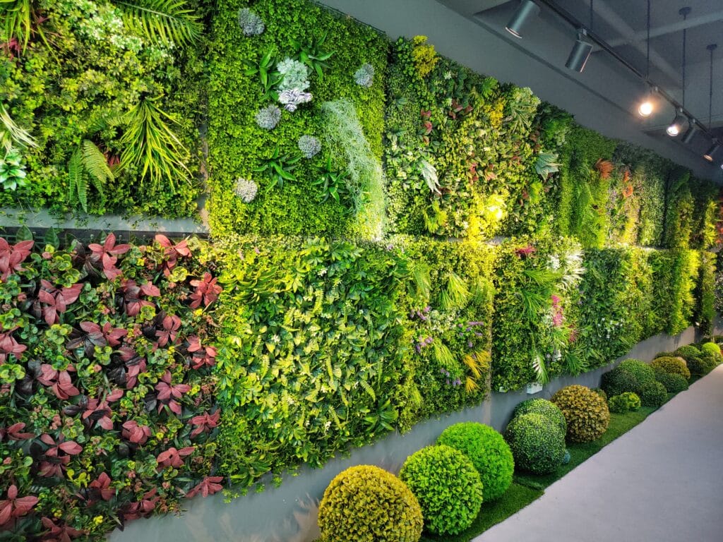 artificial plants wall