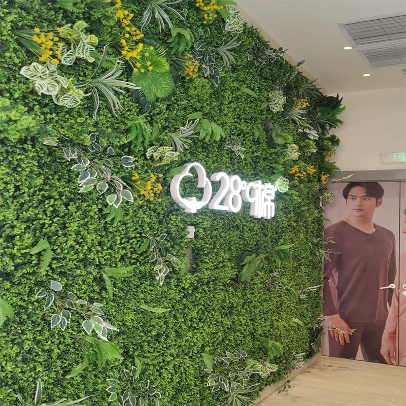 Fake plant wall panels
